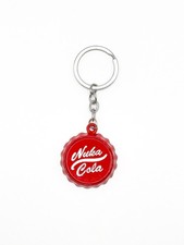 Fallout Nuka-Cola Bottle Cap Metal Keychain Bottle Opener Red