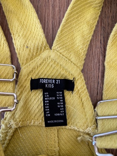 Girls Forever 21 Kids Overalls 9/10 - Picture 3 of 4