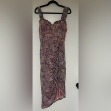 SHEIN Floral Pink Dress Size Large Tall