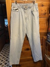 Vtg 80s Calvin Klein Jeans Men  s 34/32 USA Made Blue Denim Straight Leg Classic