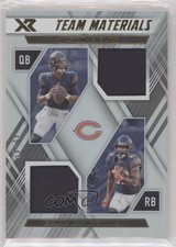 2022 Panini XR Team Materials 45/49 Justin Fields David Montgomery #TM-13 0v82
