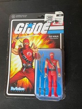 Super 7 Reaction Figure G.I. Joe Red Ninja Cobra Assassin New