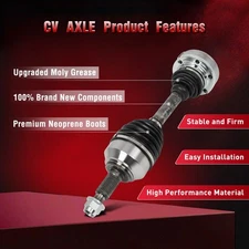 Front Left Right CV Axle Assembly For Volkswagen Touareg 2004-2008 4.2L 5.0L