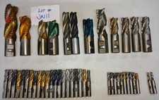 45 Pc. Lot of Used Roughing End Mills