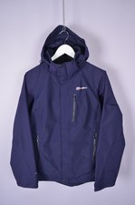 Womens Berghaus Skye Waterproof Full Zip Hooded Jacket Hydro Shell Elite Size M