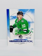 2024-25 SP Authentic OSKAR BACK Future Watch Limited Blue /399 Stars RC #168