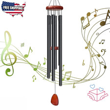 Large Deep Resonance Serenity Wind Chimes Metal Deep Tone Outdoor Home Decor US