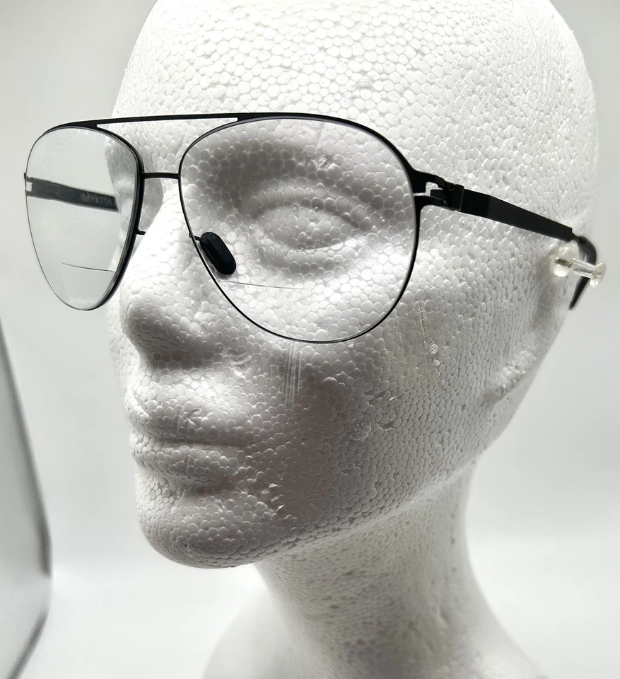 MIKITA NO. 1 marco de gafas Sun Dixon negro mate 57-13-140 Alemania estuche y tela Foto 4 de 4