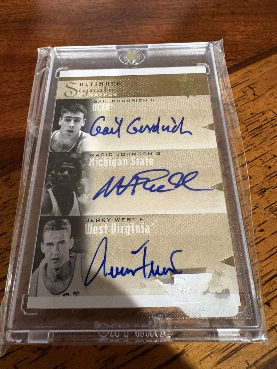 Upper Deck Jerry West Basketball Autographed Sports Trading Cards