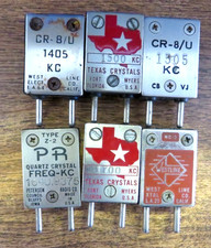 FT-243 Ham Radio Crystal 1 MHz 1405 ... 1750 KC KHz TESTED (One Crystal)