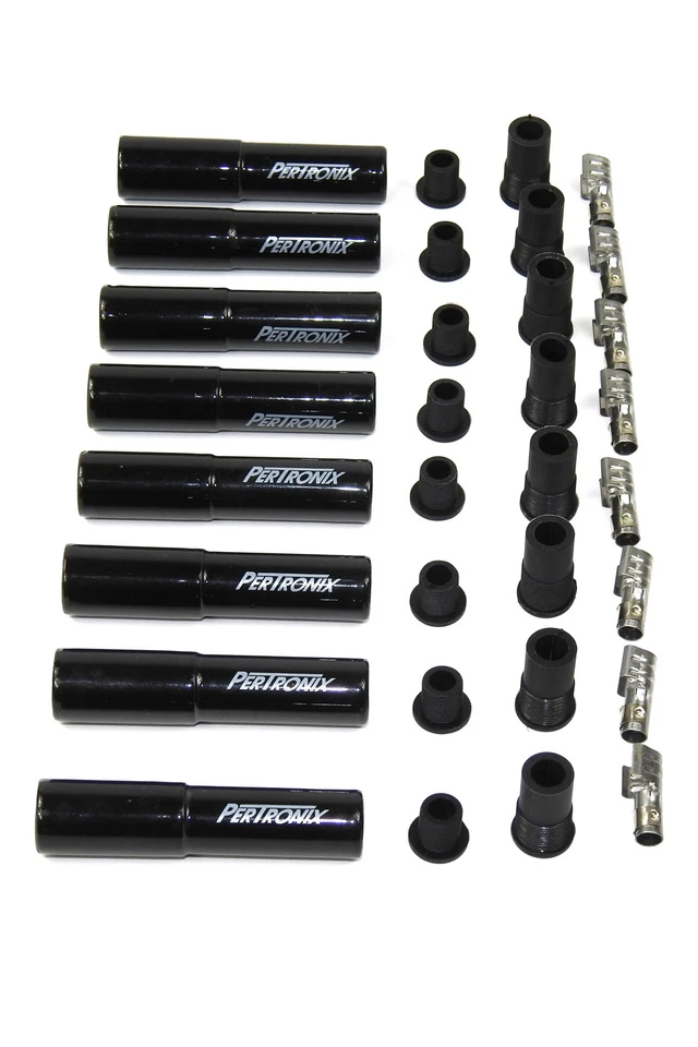 Pertronix Ignition 8562HT-8, Set of 8 Black Ceramic Ceramic Spark Plug Boot Kit  - Image 3 of 4