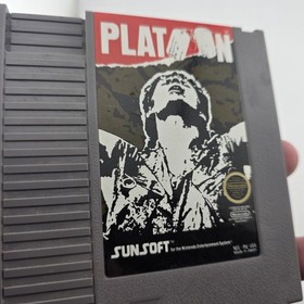 Platoon - Cartridge Only - Nintendo Nes - Authentic - Sunsoft - Tested