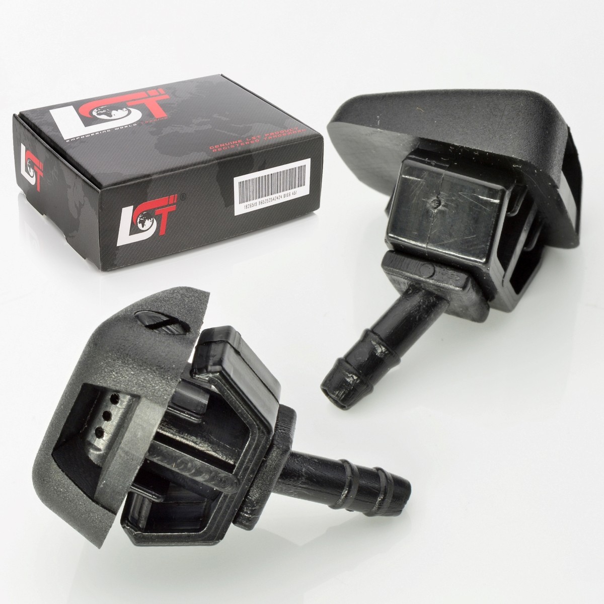 2X Washer Water Spray Nozzle Front For Fiat Ducato From 2006