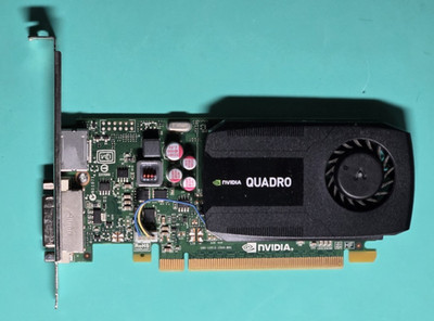 DELL NVIDIA QUADRO K600 DP GRAPHICS VIDEO CARD 1GB 3840 X2160 PULLED & WORKING