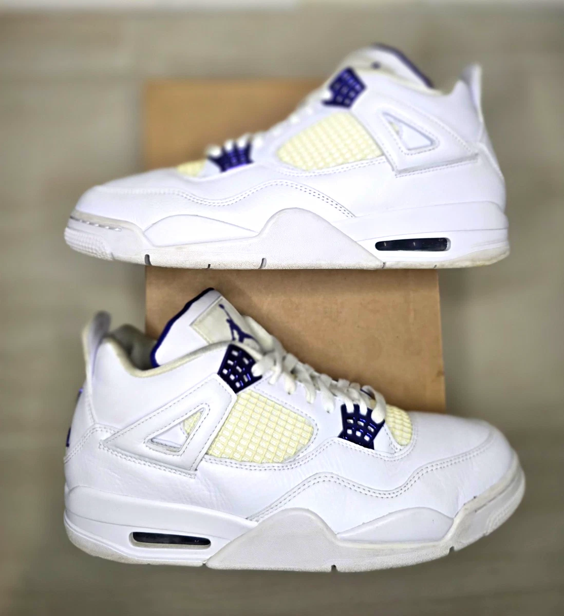 Jordan 4 Retro Mid Purple Metallic for Sale | Authenticity  display picture 2