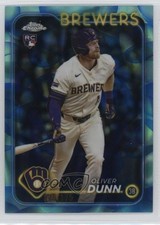 2024 Topps Chrome Update Aqua & Blue Lava Lamp Refractor 26/175 Oliver Dunn ut4