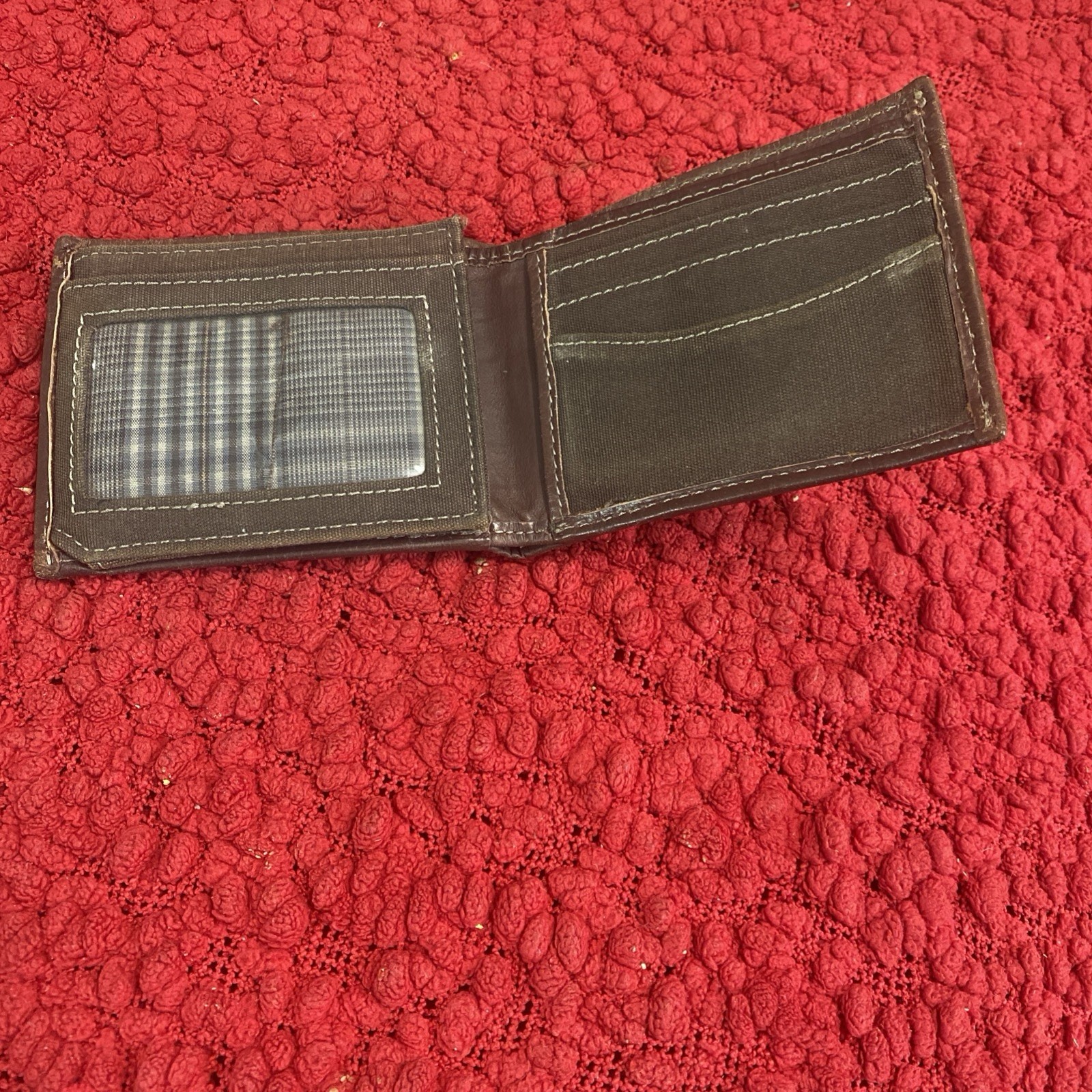 American Eagle Patchwork Bifold Billfold With Eag… - image 8