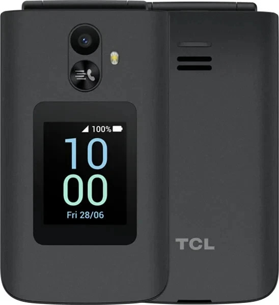 TCL Flip 3 T435D Stone Gray Excellent Condition - TracFone Locked