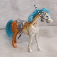 Kid Kore Horse Brown Spots Blue Hair Silver Saddle 1999