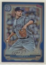 2020 Topps Gypsy Queen Box Topper Chrome Blue Refractor 13/99 Gerrit Cole 02eg