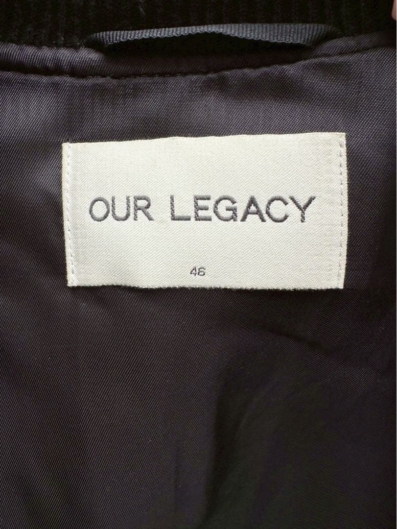Used Our Legacy Stadium Jumper Jacket Outer Mens Size 46 Red Ribbed Line image 8