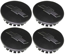 4x Center Wheel Caps 66mm For Blazer Camaro Colorado Equinox Traverse Glossy Blk