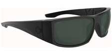 Spy Optic Cooper XL Men's Matte Black Sport Wrap Sunglasses - 6700000000287