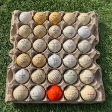 Vintage Antique Golf Ball Lot of 30 Balls Spalding Royal Dunlop Wilson Top Flite