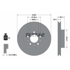 Disque de frein Volvo 780