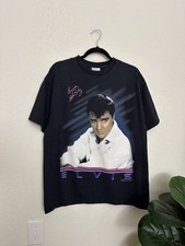 VTG 1994 Elvis Presley Portrait Big Face Tshirt Single Stitch Made In USA Large