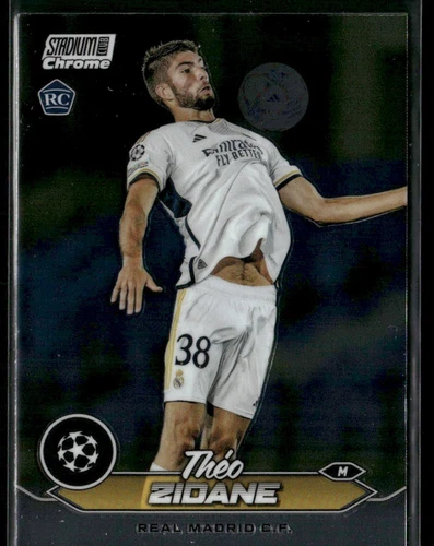 Théo Zidane 2023-24 Stadium Club Chrome UEFA Champions League #38 RC