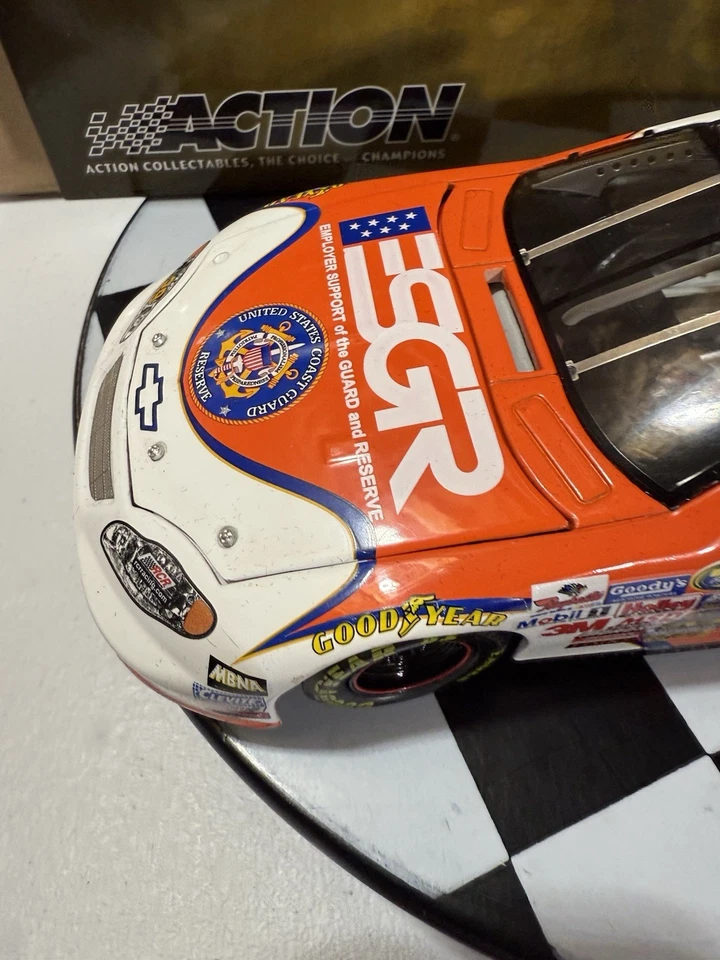 Kevin Harvick ELITE #29 ESGR GUARDACOSTAS 2004 1/24 Nascar Diecast Foto 3 de 4