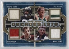 2012 Sportkings Series E Decades Gold Franco Harris Bill Walton Guy Lafleur 2po