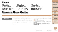 Canon Powershot ELPH 130 120 114 IS Digital Camera User Instruction Manual