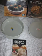 Lot of 2 VTG NordicWare/Endura 2  Utility Pan Casserole Dish Divided NEW