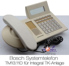 ISDN TELEFON SYSTEMTELEFON BOSCH TM13.11D TENOVIS FÜR INTEGRAL 33 /55 TM 13.11 D