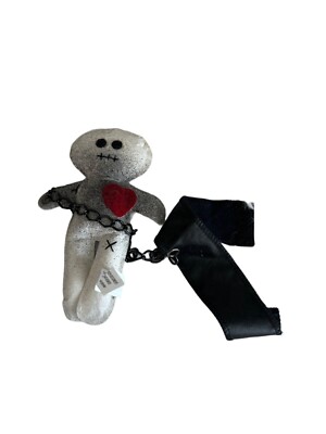 Seeing Red Voodoo Doll Bracelet on Chain Stuffed little guy