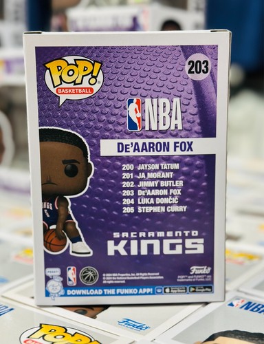 Funko Pop! NBA Sacramento Kings: De'Aaron Fox figurina in vinile #203 - Foto 3 di 3