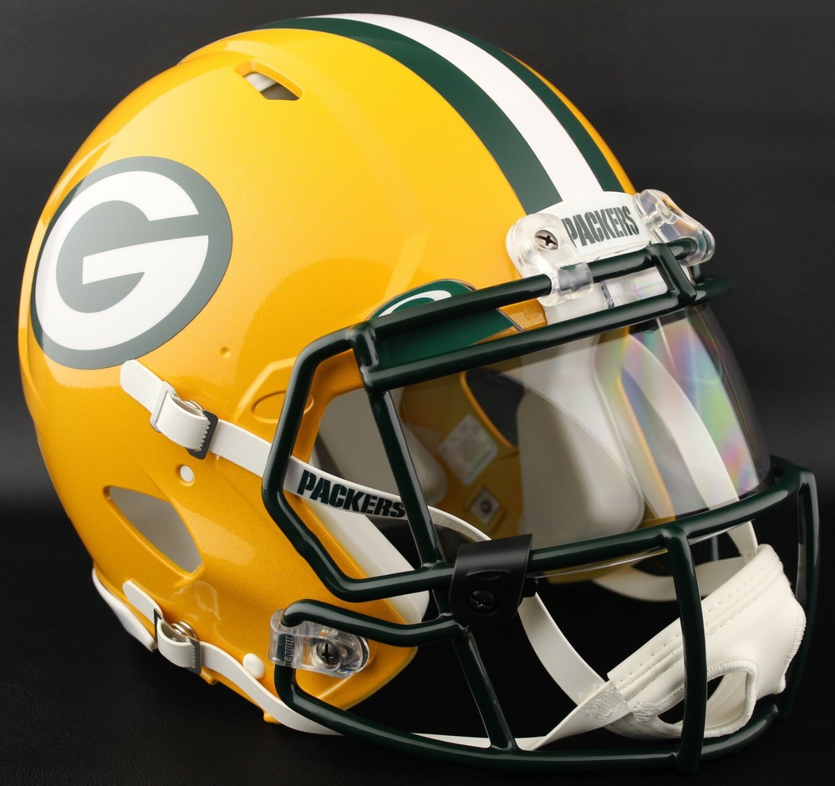 Green Bay Packers Riddell Speed Authentic Helmet – Green