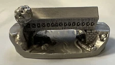 Vintage 1984 Hudson Pewter Miniature ~ Covered Bridge ~ P.W. Baston Jr. 4185 MIB