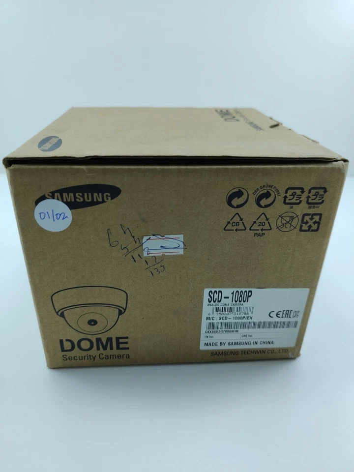 Samsung SCD-1080P Hig Resolution Colour Varifocal Internal Dome Camera - Image 4 of 4