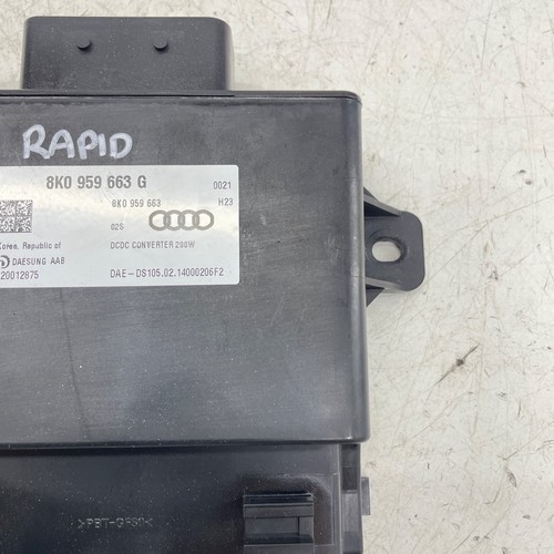 SKODA RAPID VOLTAGE STABILISER CONTROL UNIT 8K0959663G MODULE 12-17 - Picture 4 of 12