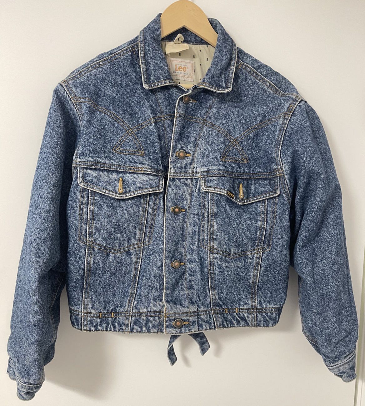 Vintage Lee denim jacket from Kansas USA size S-image