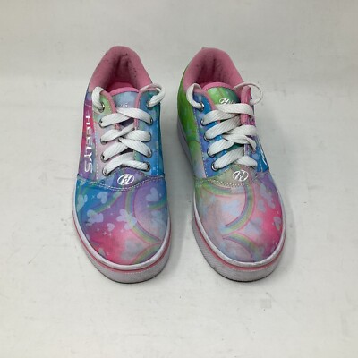 Heelys Pro 20 Youths Size HES10334 Tie Dye Rainbow Skate Shoe Sneaker 