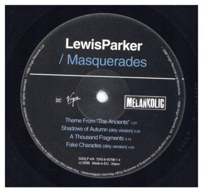 Lewis Parker - Masquerades & Silhouettes (Ancients Ser) '98 LP UK