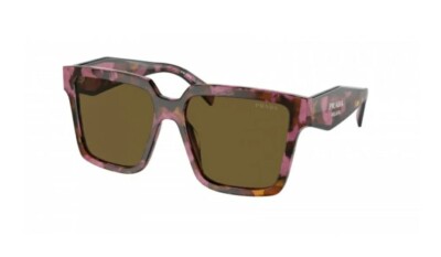 NEW Prada PR24ZS 18N 01T Purple Tortoise Square Sunglasses  display picture 2