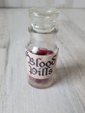 Vampire blood pills potion bottle Halloween prop decor