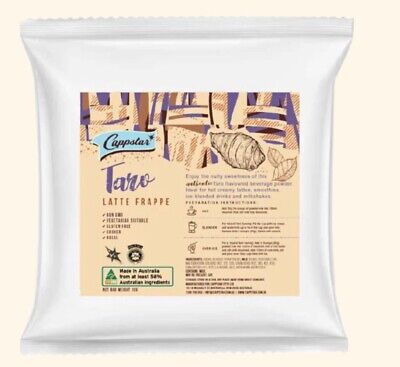 Buy Cappstar Brand New Taro Powder (1kg Bag) Latte/Frappe Fresh Date Better For Cafe