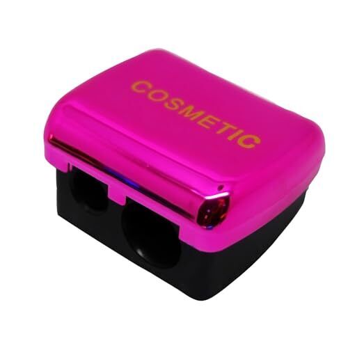 2-in-1 Makeup Cosmetics Pencil Sharpener 2 PCS Pink Color