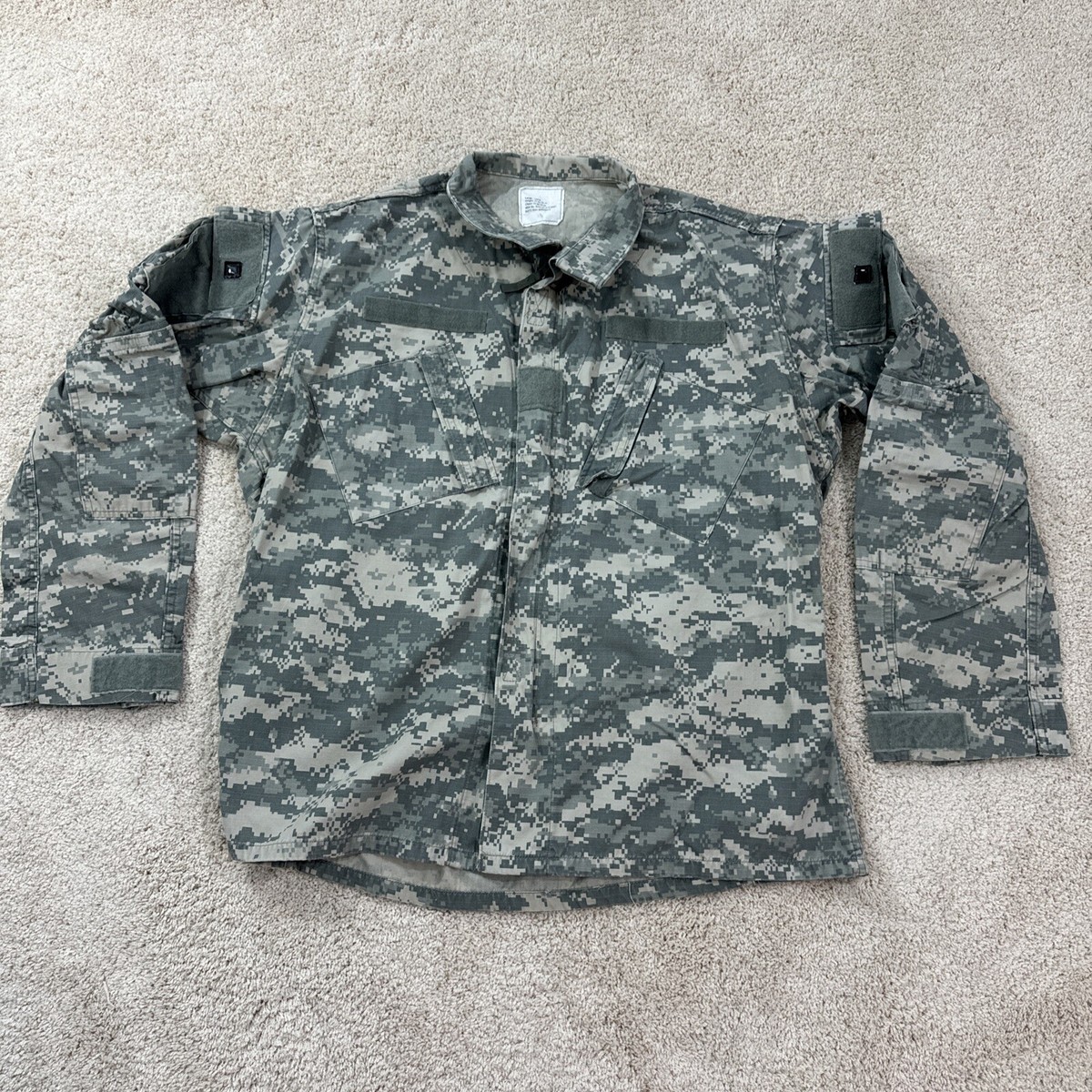 Army Surplus Combat Uniform Coat ACU Large Regular NSN 8415-01-519